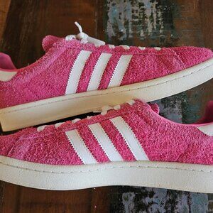 Adidas Campus 80s Pink Fuzzy Suede Sneakers | Men’s Size 11